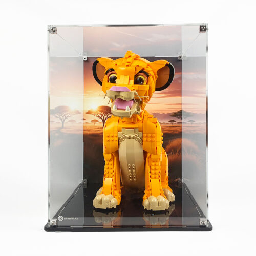 Display Case for LEGO® Król Lew — młody Simba (43247)